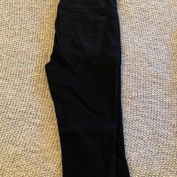 Black Distressed Jeans American Eagle - Picture 2 of 4